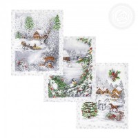 Набор полотенец из рогожки Студеная пора