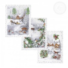 Набор полотенец из рогожки Студеная пора