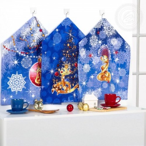 Набор полотенец из рогожки Волшебница